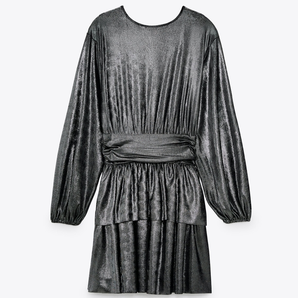 NWT ZARA | Ruffled Mini Dress - Picture 7 of 8